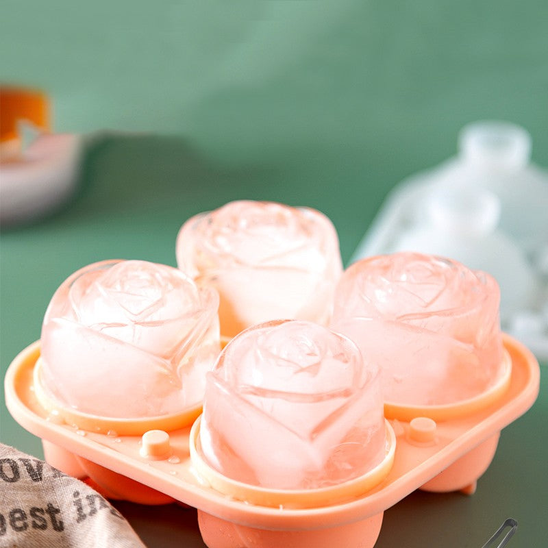 Beautiful Flower Ice Cube Tray for Home Use