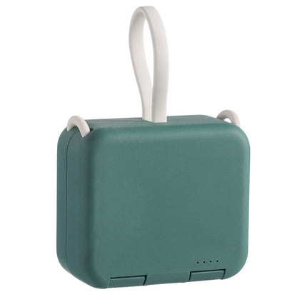 Compact 4000mAh Travel Power Bank with Phone Stand