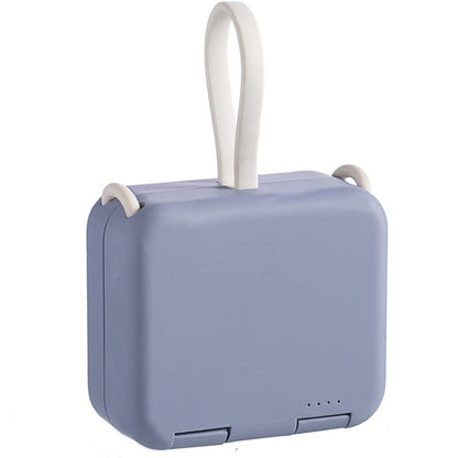 Compact 4000mAh Travel Power Bank with Phone Stand