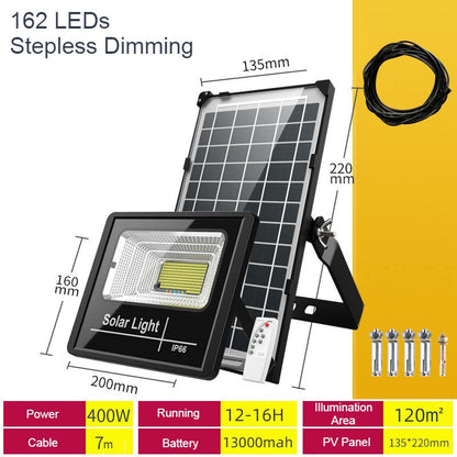 Wireless Solar Powered Outdoor Light with Remote