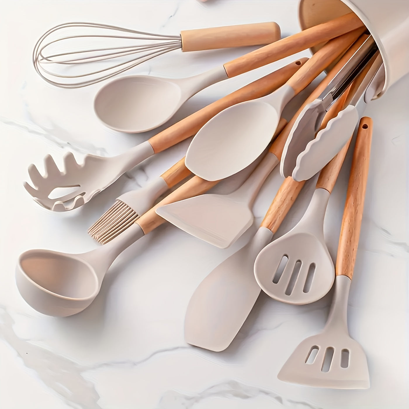 Premium Silicone Kitchen Tool Set (12-Piece) - Befez