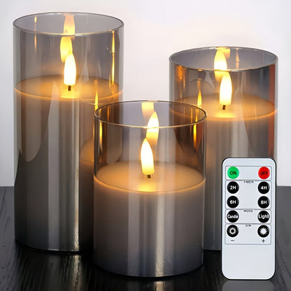 Warm White LED Candle Set – Soft Ambient Home Lighting - Befez