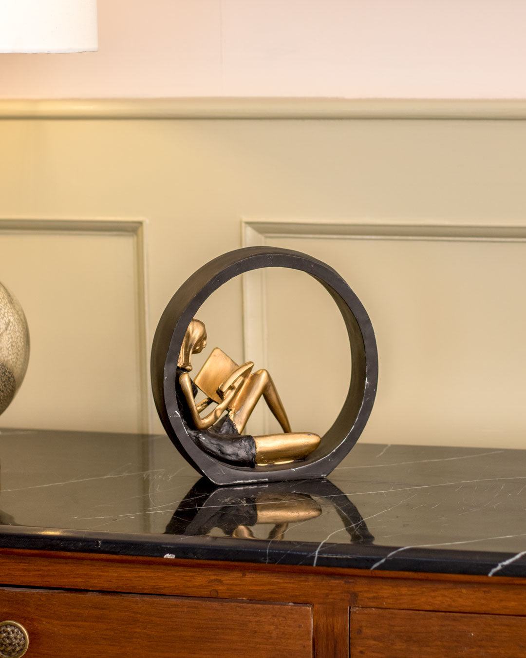 Lovely Lady Book Statue