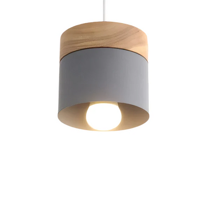 Kid's Room Wooden Pendant Reading Lamp