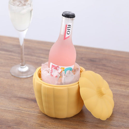 Silicone Pumpkin Ice Cube Tray with Lid for Home Bars - Befez