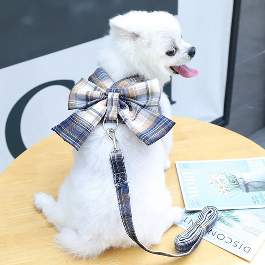 Cute Dog Harness with Bow Tie - Befez