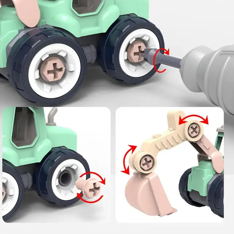Ultimate Building Truck Toy Set