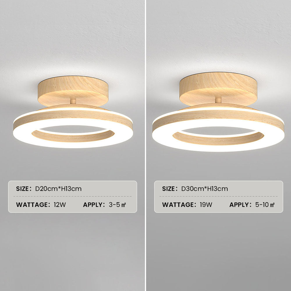 Circular LED Ceiling Light for Hallway and Entryway