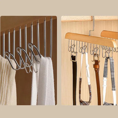 Sturdy Space-Saving Coat Rack with Hooks