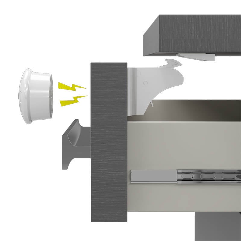 Baby Proof Magnetic Cabinet Locks