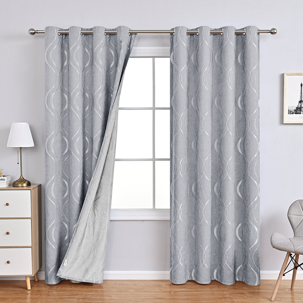 Beautiful Soft Floral Pattern Curtains - Befez