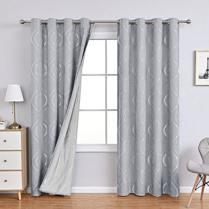 Beautiful Soft Floral Pattern Curtains - Befez