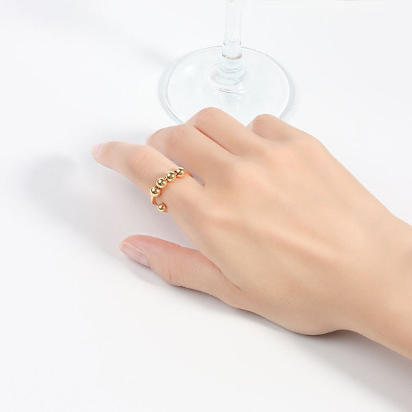 Calming Stress Relief Adjustable Bead Ring