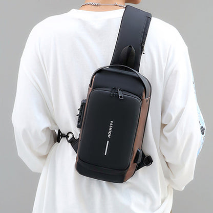 Stylish Secure Travel Crossbody Bag for Men