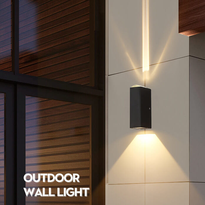 Befez | Stylish Weatherproof Outdoor LED Wall Lamp – Slim Metal Fixture
