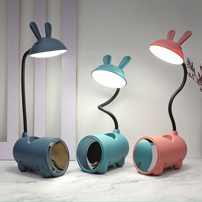 Colorful Rabbit LED Table Lamp with USB Port