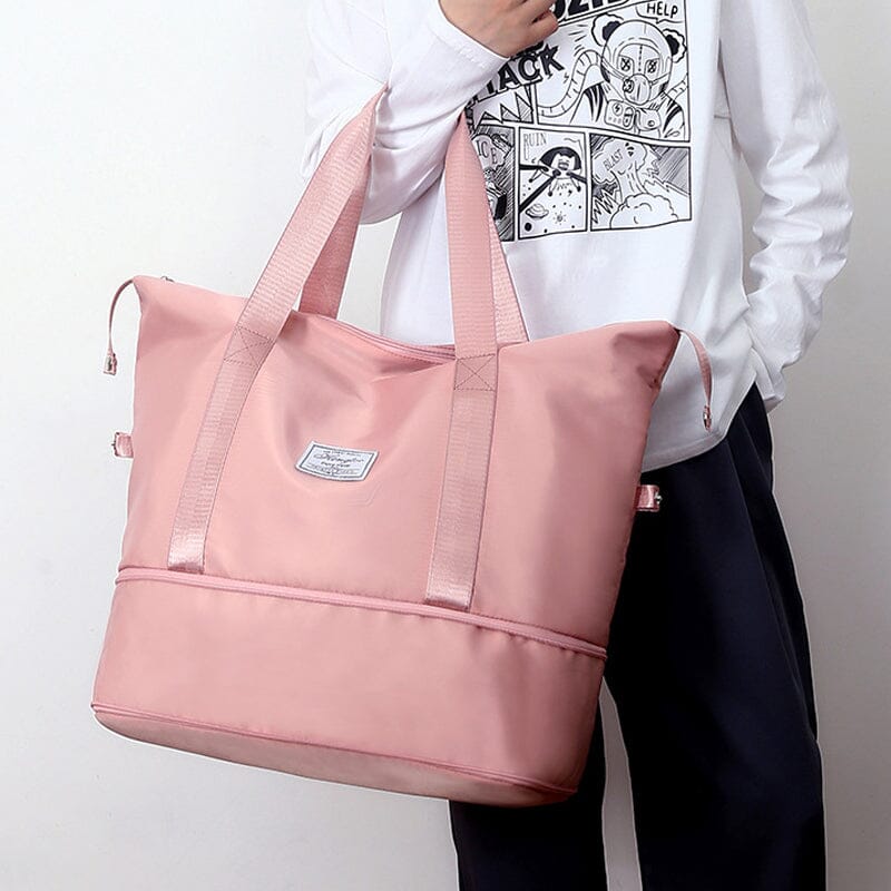 Spacious Dual Compartment Water Resistant Travel Bag