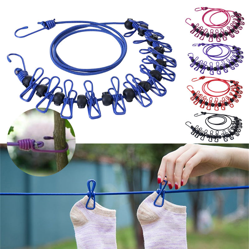 Compact Folding Travel Clothes Rack