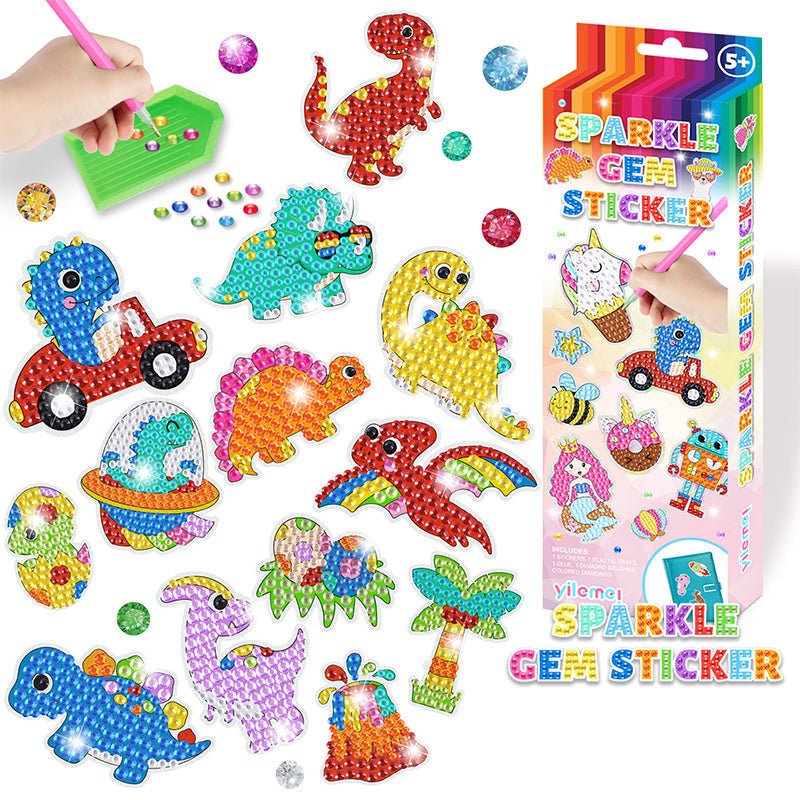 Colorful Crystal Sticker Set