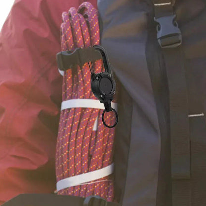 Compact Retractable Outdoor Keychain with Wire Rope - Befez