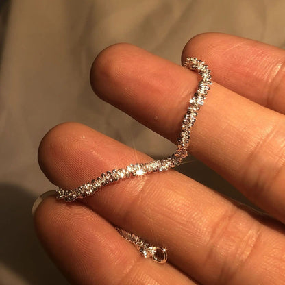 Luxurious Sterling Silver Cuff Bracelet