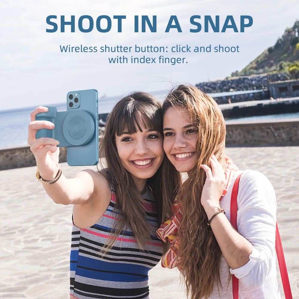 Portable Power Bank with Built-in Selfie Camera