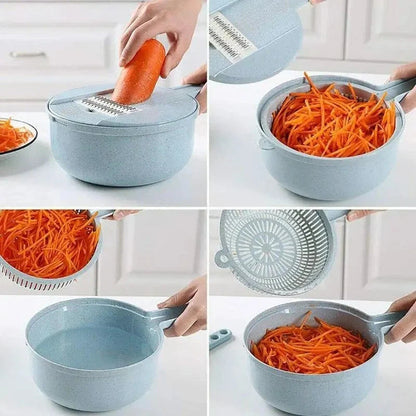 Practical 12-in-1 Kitchen Vegetable Cutter Tool