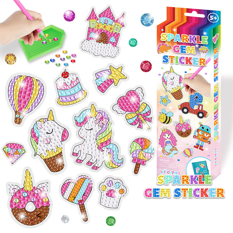 Colorful Crystal Sticker Set - Befez