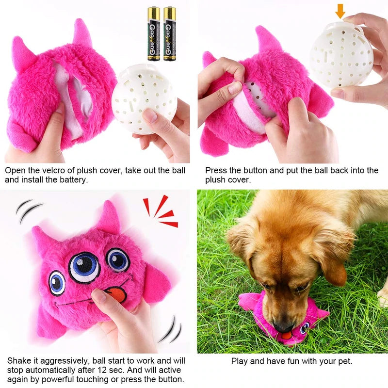 Durable Rubber Monster Pet Ball