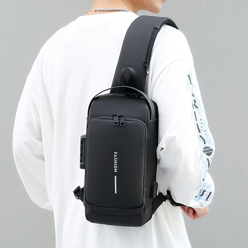 Secure Men's Crossbody Laptop Bag