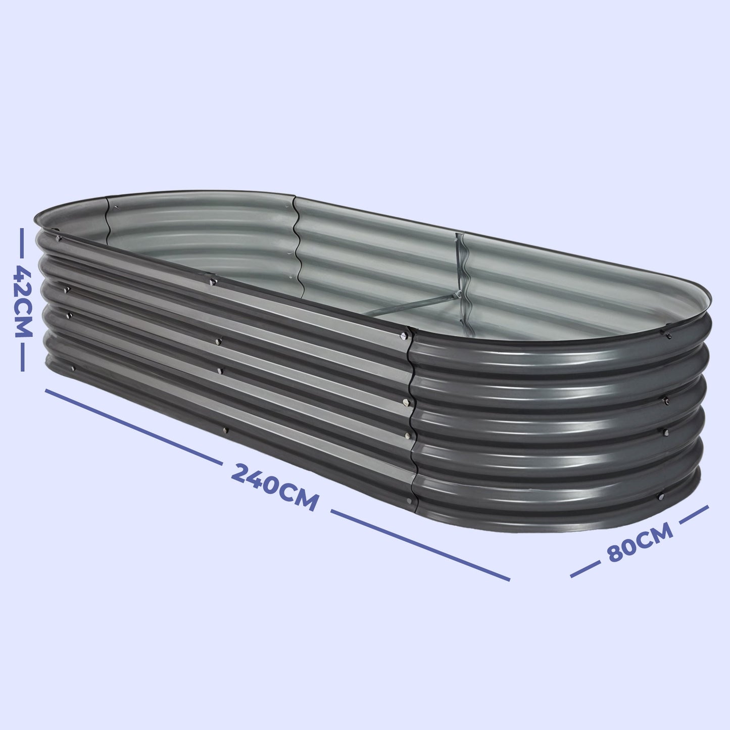 Rust Resistant Metal Elevated Garden Bed