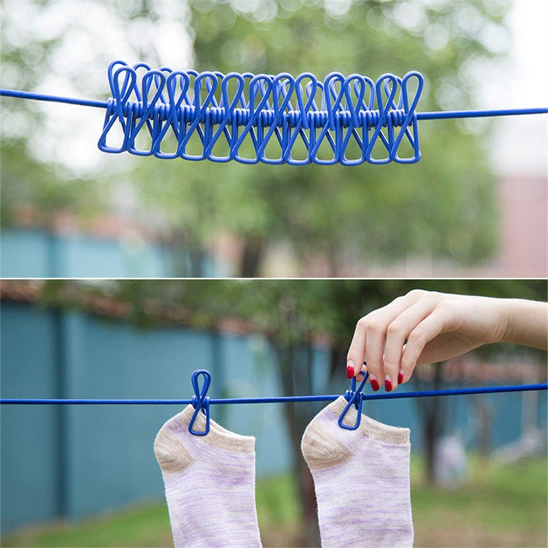 Compact Folding Travel Clothes Rack