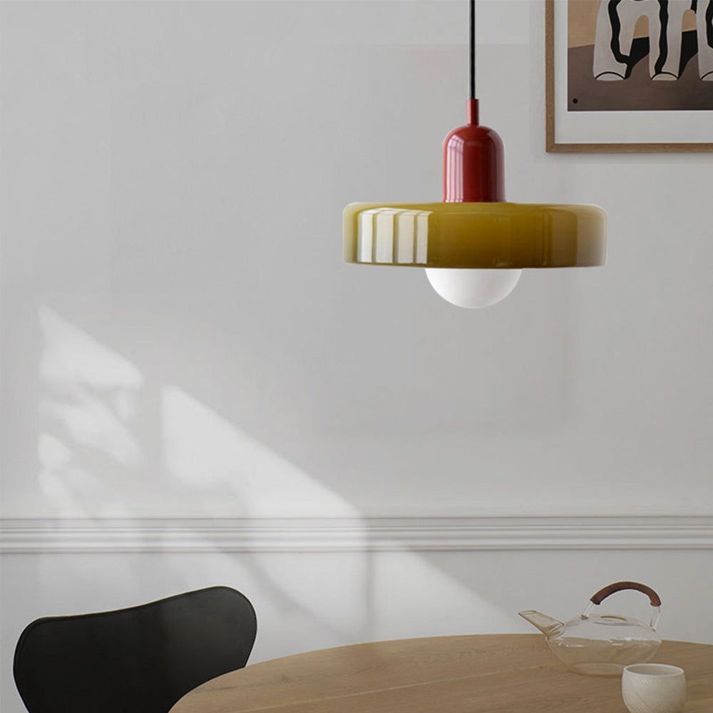 Stylish Glass Pendant Lamp for Modern Dining Rooms