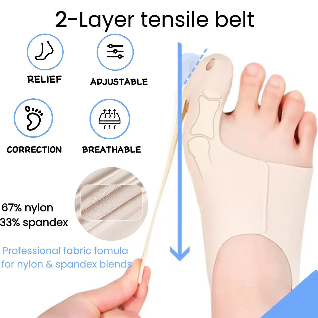 Orthopedic Shoe Insoles for Hallux Valgus Pain Relief