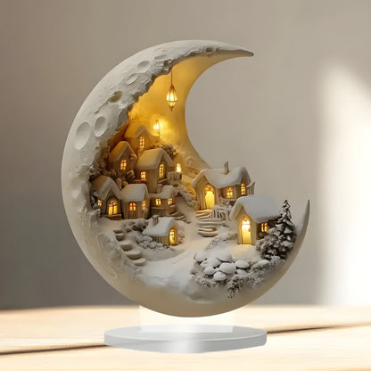 Beautiful Moon Glow City Decoration