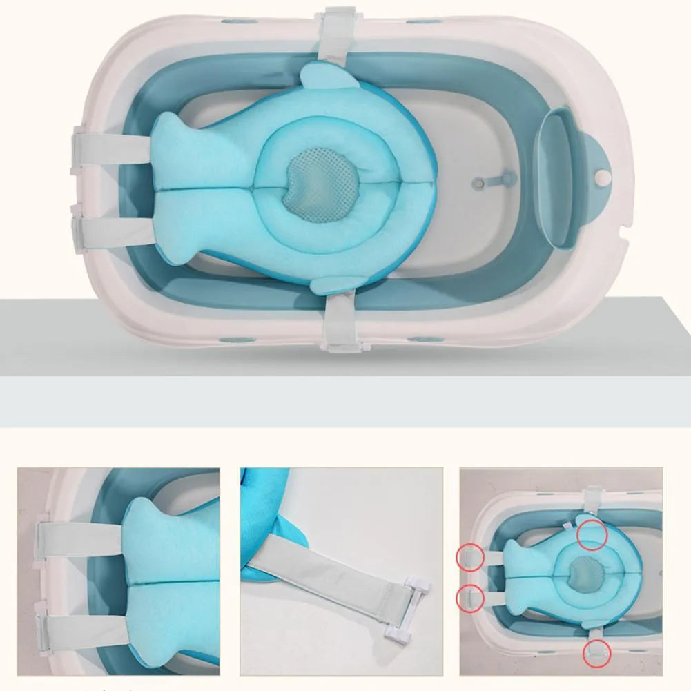 Comfortable Baby Bath Support with Cushioning
