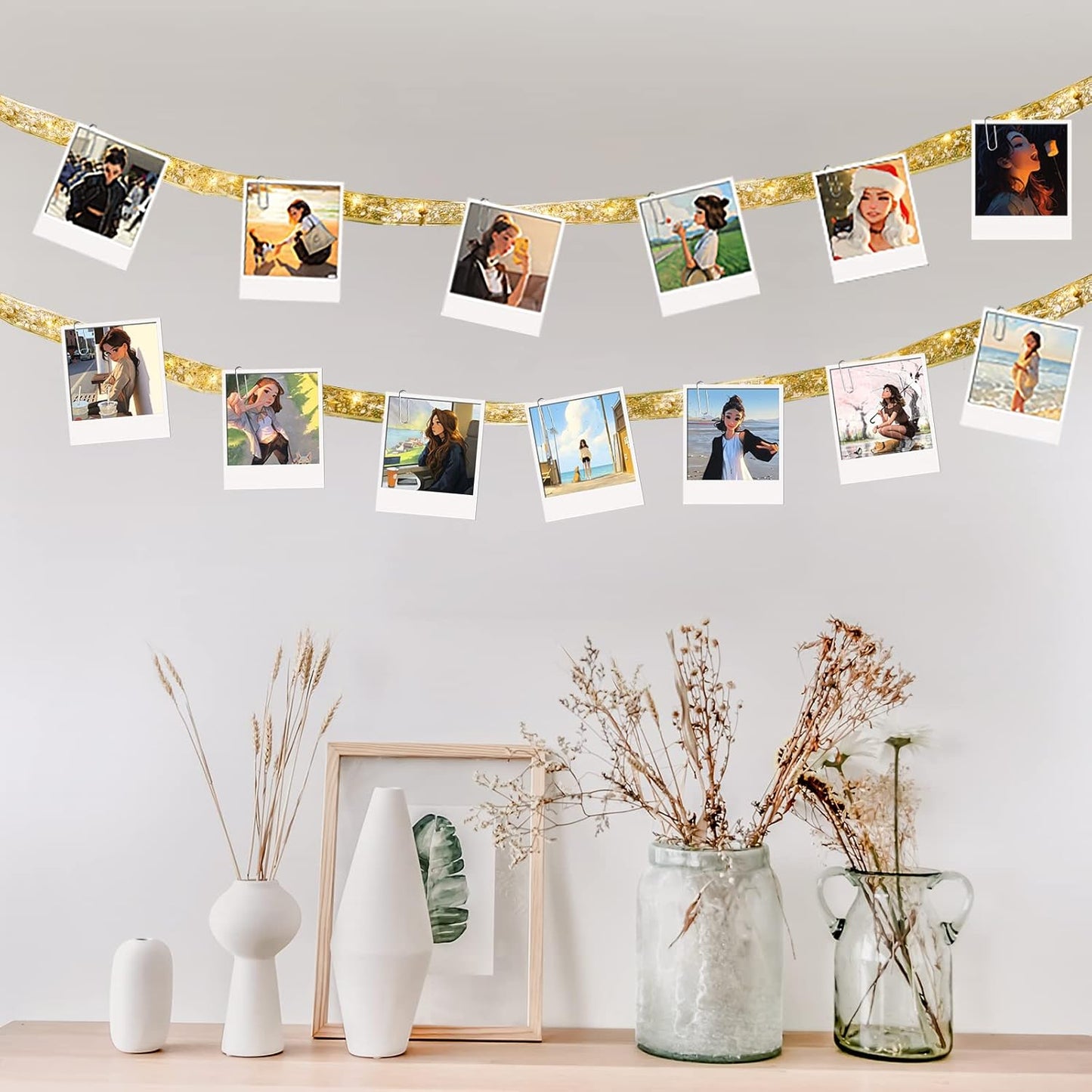 Festive Holiday String Lamp
