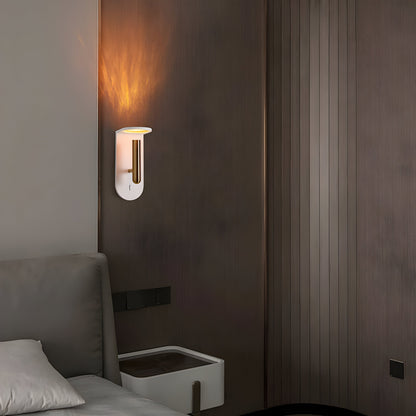 Warm LED Flame Effect Wall Lamp