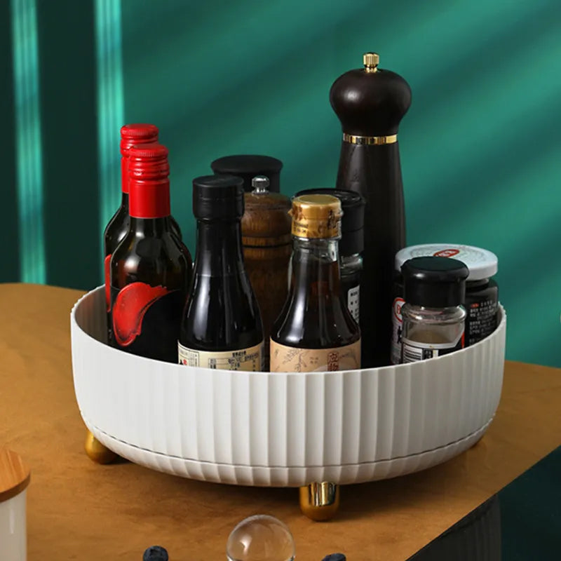 Spinning Shelf Organizer Rack