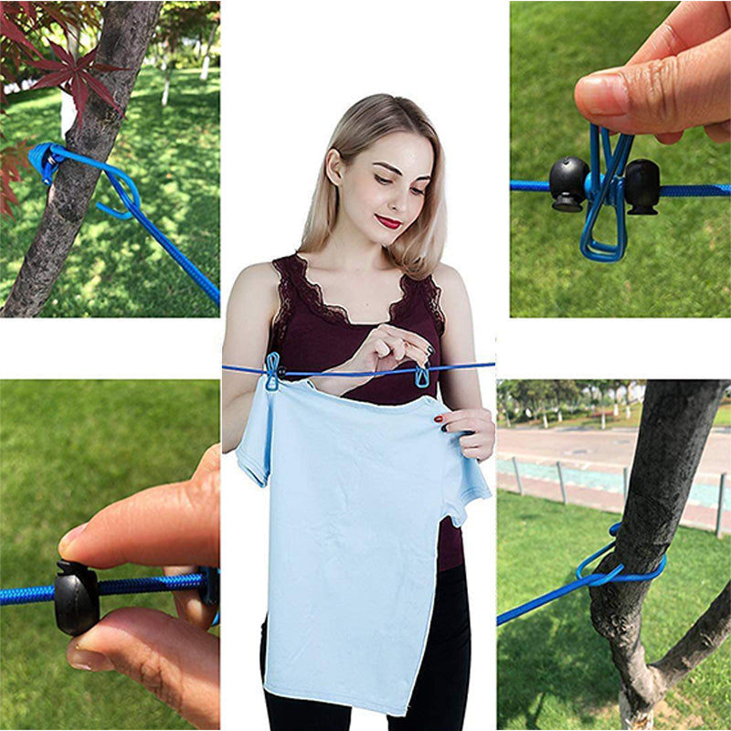 Compact Folding Travel Clothes Rack