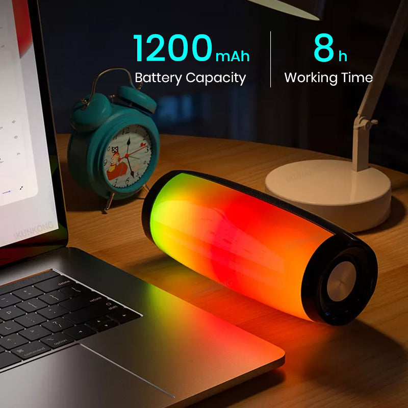 Portable LED Bluetooth Wireless Speaker System