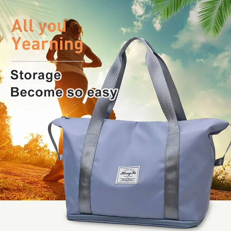 Spacious Dual Compartment Water Resistant Travel Bag