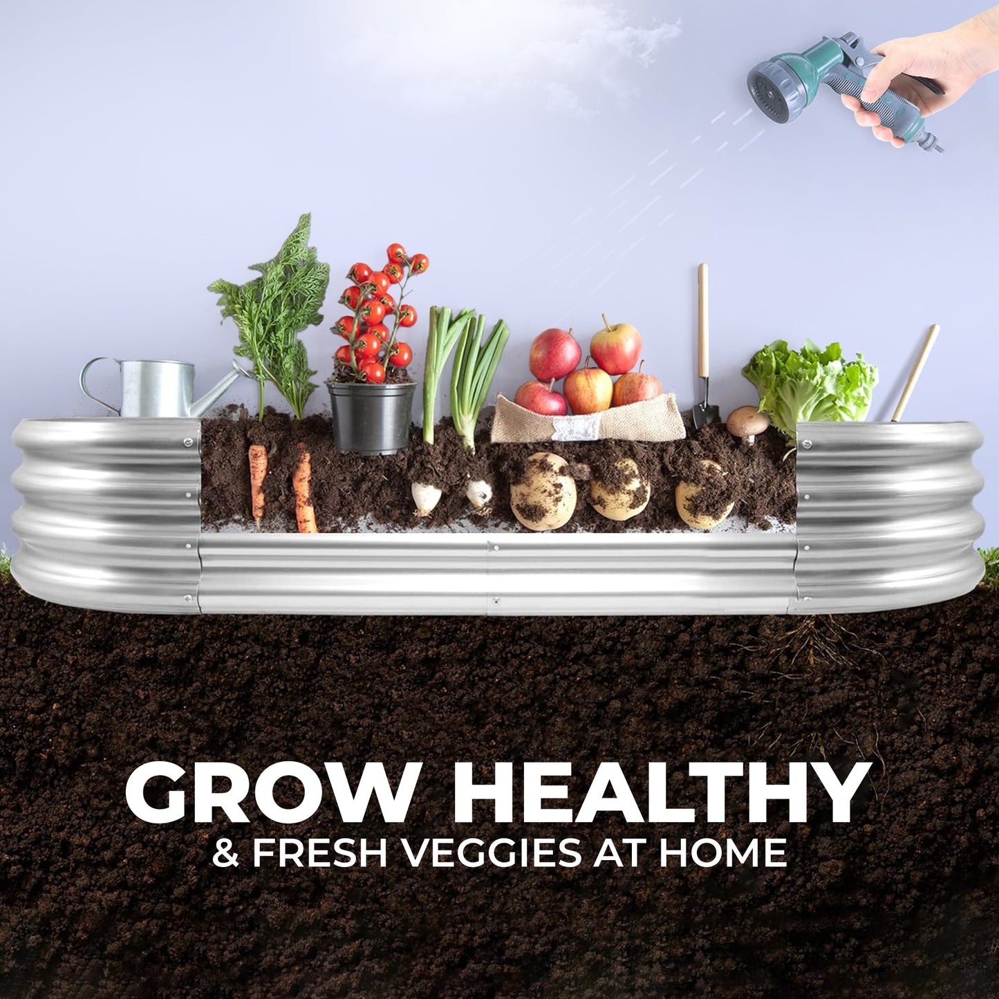 Rust Resistant Metal Elevated Garden Bed
