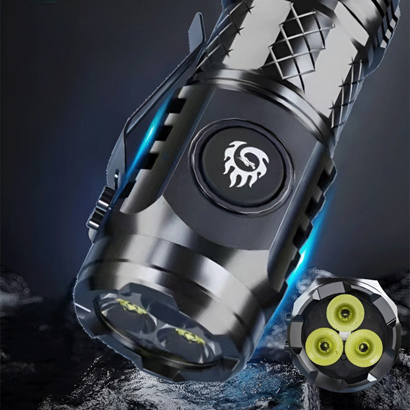 Bright 3 LED Compact Pocket Flashlight