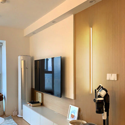 Natural Wooden Japanese LED Wall Lamp