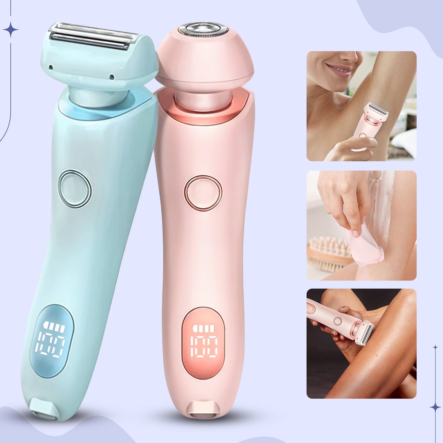 Cordless Rechargeable Shaver for Wet Dry Shaving