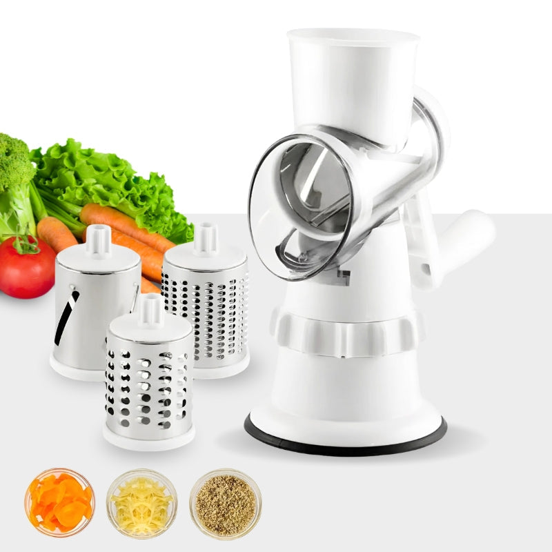 Easy Slice Manual Veggie Chopper with 3 Blades - Befez