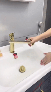 Stylish Temperature Control Bathroom Sink Faucet