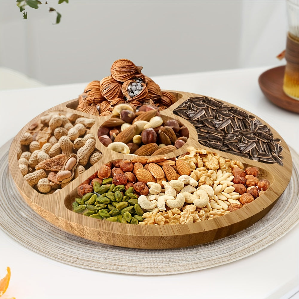 Eco Friendly Bamboo Snack Serving Tray - Befez