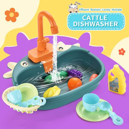 Fun Play Dishwasher Set with Water Function - Befez